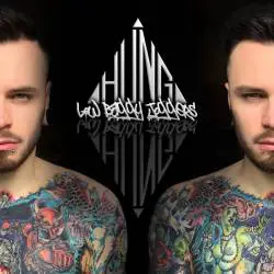 HUNG (UK) : Low Baggy Joggers